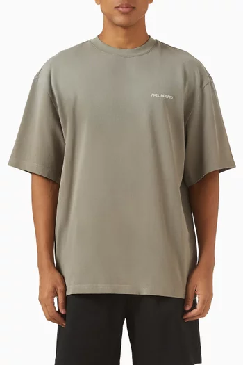 تي شيرت بتصميم متدرج قطن