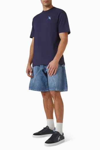 تي شيرت بطبعة صغيرة لطائر الطنان قطن عضوي