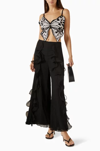 Butterfly Embroidered Top