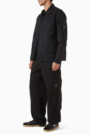 قميص بنمط جاكيت كروم آر بحلية عدسة نايلون