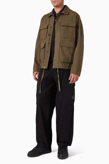 Patch Pocket Jacket in Twill