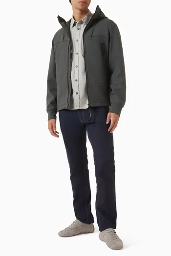 جاكيت بغطاء رأس شيل آر بنظارة