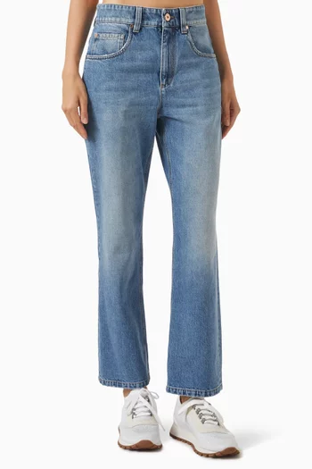Retro Straight-leg Jeans