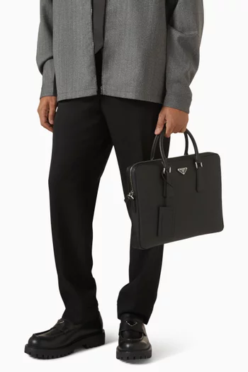 حقيبة عمل جلد سافيانو