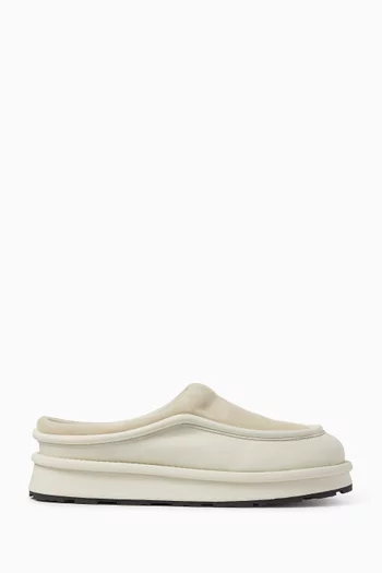 حذاء بيلو مفتوح من الخلف جلد