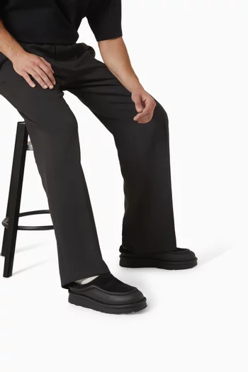 حذاء بيلو مفتوح من الخلف جلد