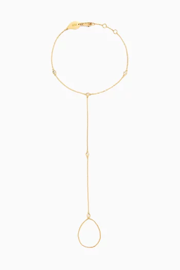 Classic Diamond Hand Chain in 18kt Gold