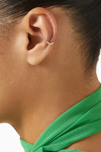 Victory Single Ear Cuff in 18kt Gold