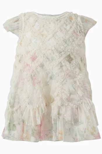 Pompadour Garden Rosella Dress & Bloomers Set
