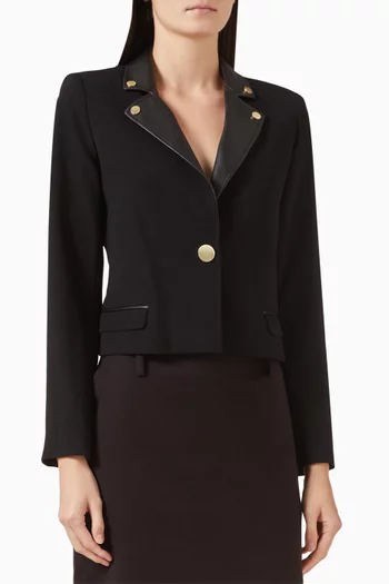 Metal-detail Short Jacket