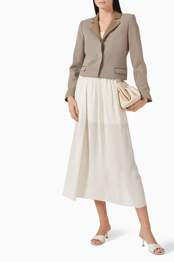 Metal-detail Short Jacket