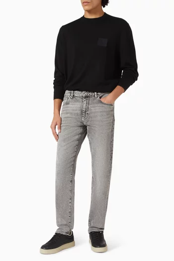 Logo Sweater in Wool-blend