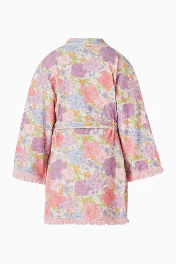 Charlotte Towelling Robe in Terry