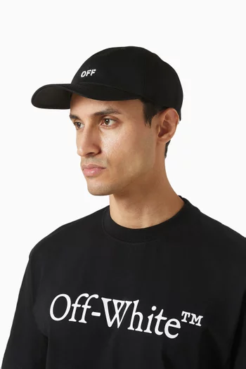 Off Stamp Baseball Cap in Cotton Drill
