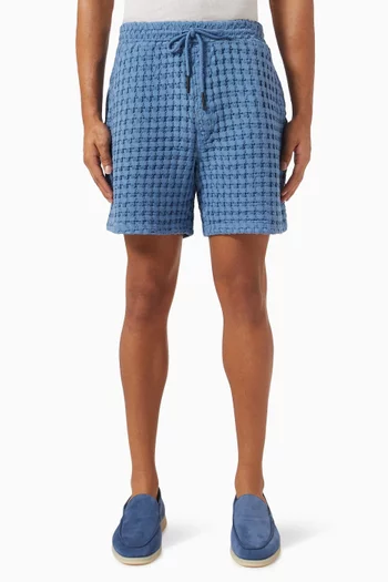 شورت كورونت بورتو بنسيج متشابك قطن