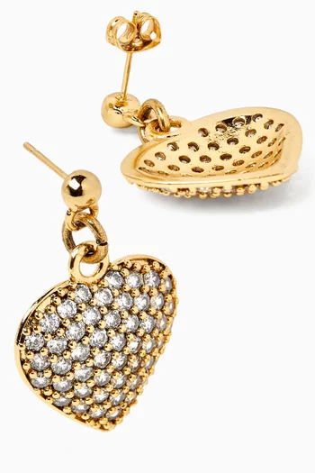 Margot Earrings in Gold-plated Brass