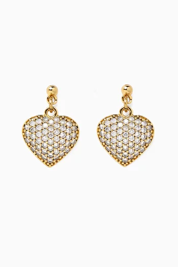 Margot Earrings in Gold-plated Brass
