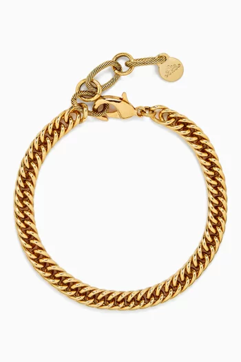 Golden Hour Anklet in Gold-plated Brass
