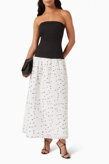 Amyra Printed Dress in Jersey