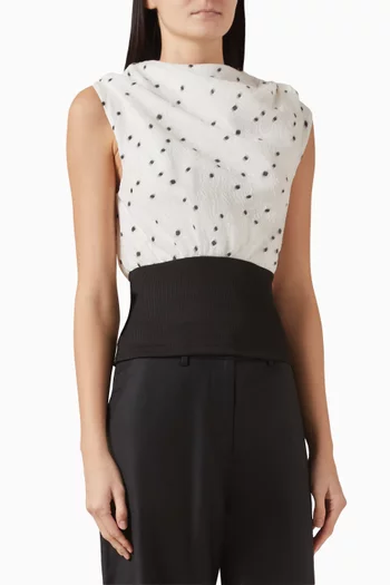 Maddy Polka-dot Blouse