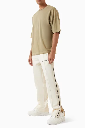 Curved Logo T-shirt in Cotton