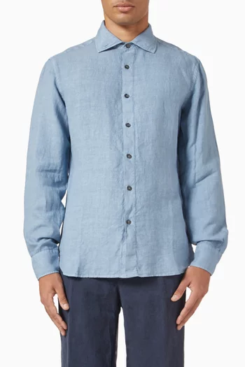 Slim Fit Shirt in Linen
