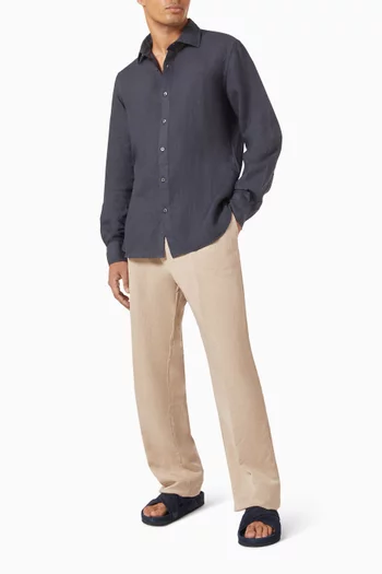 Slim Fit Shirt in Linen