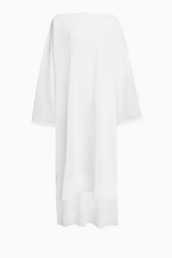 Knit Kaftan in Linen Blend