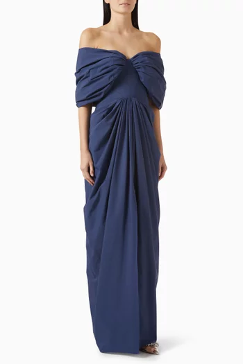 Naila Gown in Stretch Taffeta