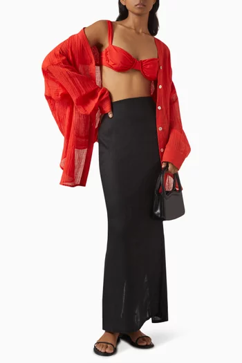 Fontelina Maxi Skirt in Linen