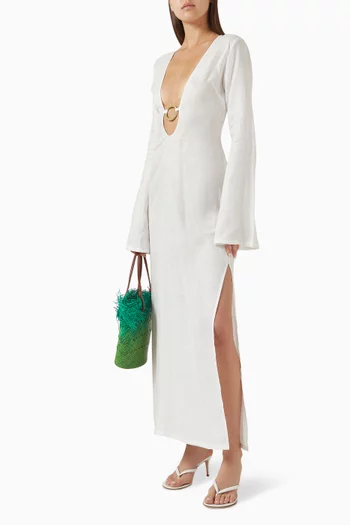 Montego Maxi Dress in Linen
