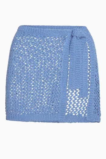 Santa Marta Mini Sarong in Crochet-knit