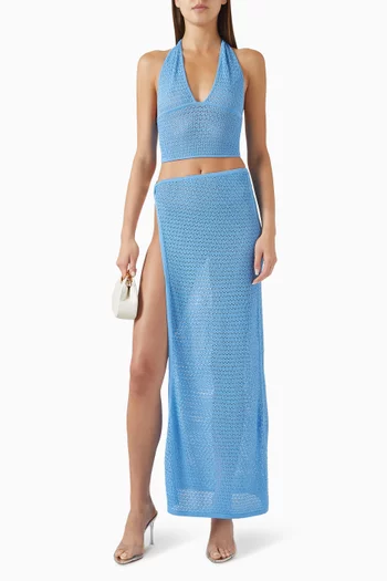 Toulon Top in Crochet-knit