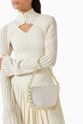 Leia Shoulder Bag in Satin
