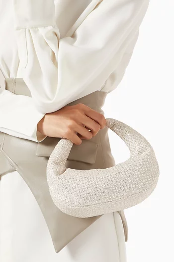 Sparkly Toko Tote Bag in Satin