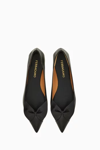 Gwen Ballet Flats in Leather
