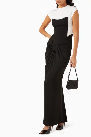 Nadine Maxi Dress in Interlock Knit