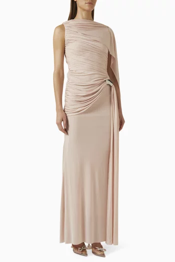 فستان هيلينا كريب مطاطي منسوج