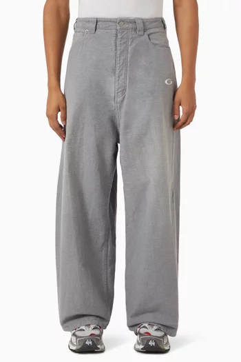 Trompe L'oeil Sweatpants in Denim