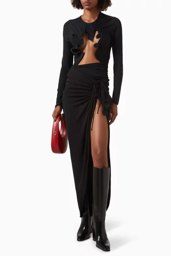 بلوزة هولو فينوس قصيرة قماش شبكي