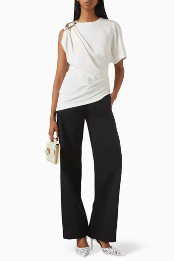 تي شيرت بدبوس مزين بحجر جيرسيه