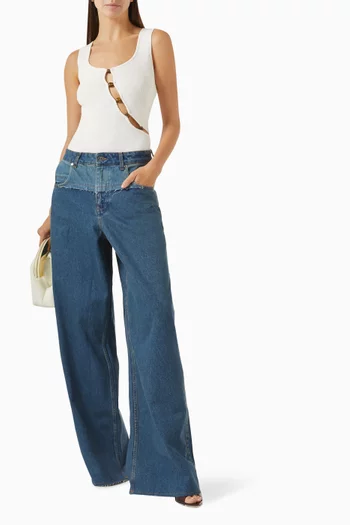 Chiara Bead-embellished Tank Top in Boucle