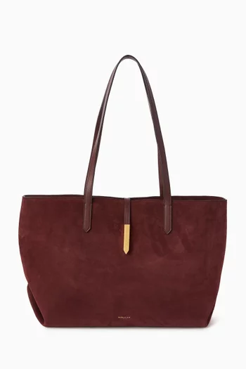 Tokyo Tote Bag in Suede & Smooth Leather