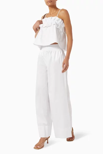 Twyla Pants in Cotton-satin