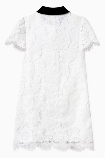 Lace Dress in Cotton-blend
