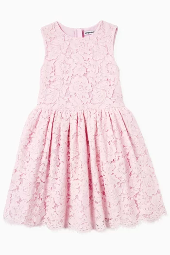 Sleeveless Dress in Lace
