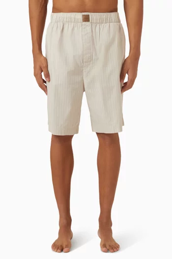 Sleep Shorts in Cotton Poplin