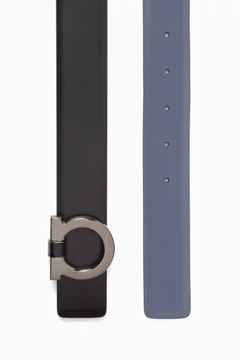 Gancio Reversible Belt in Leather