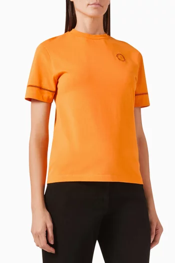 تي شيرت بحياكة جور قطن عضوي