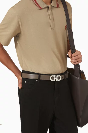 حزام بحلية جانشيني بوجهين جلد